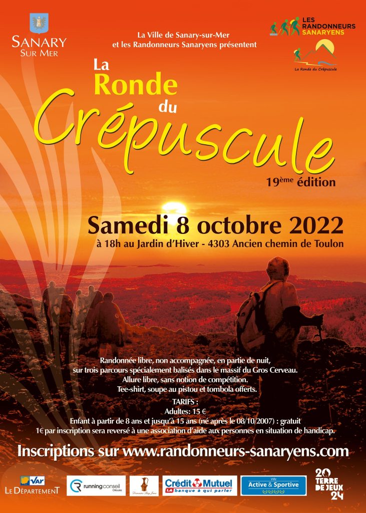 Inscription ouverte pour la Ronde du Crépuscule