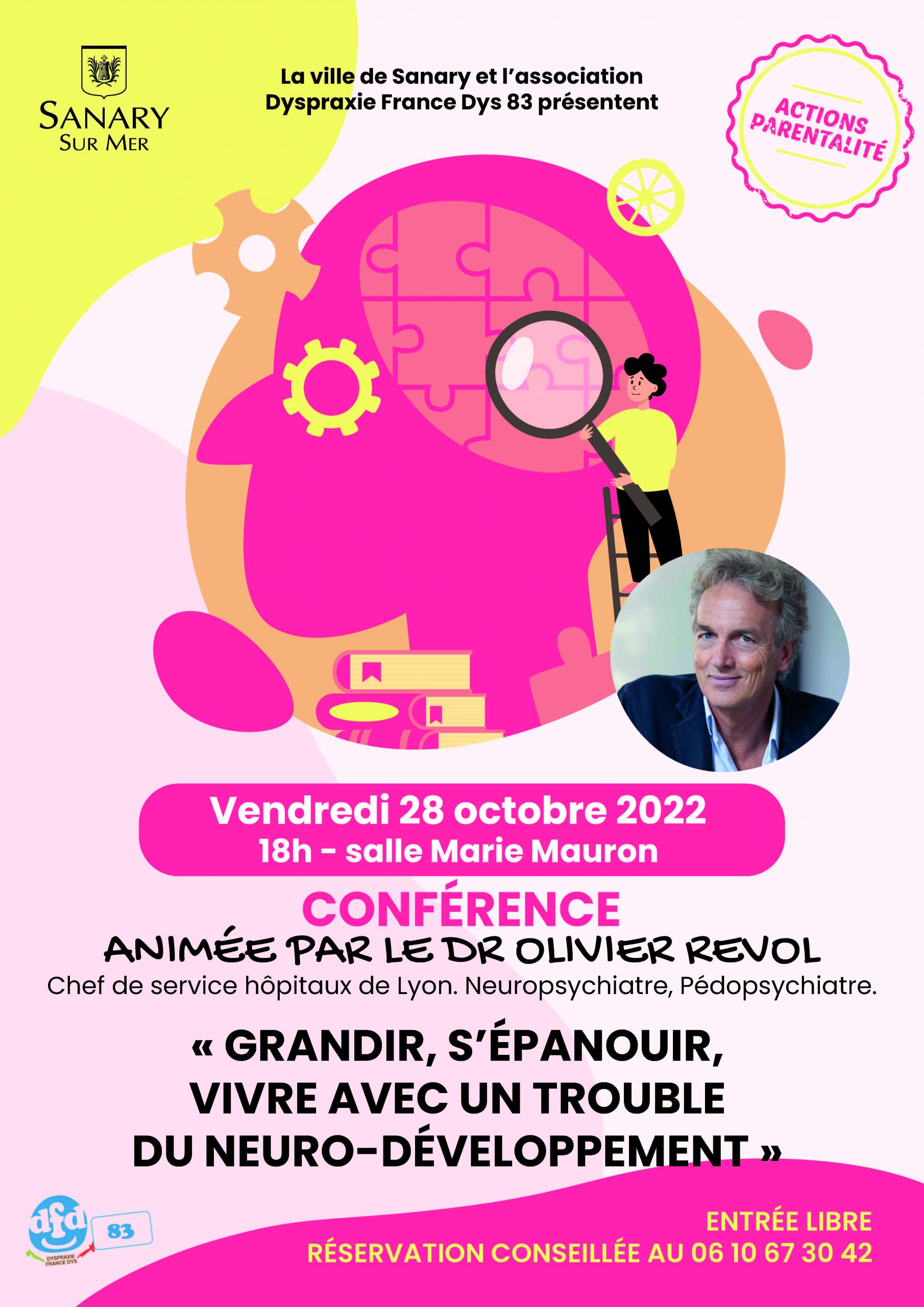 CONFÉRENCE D’OLIVIER REVOL LE 28 OCTOBRE