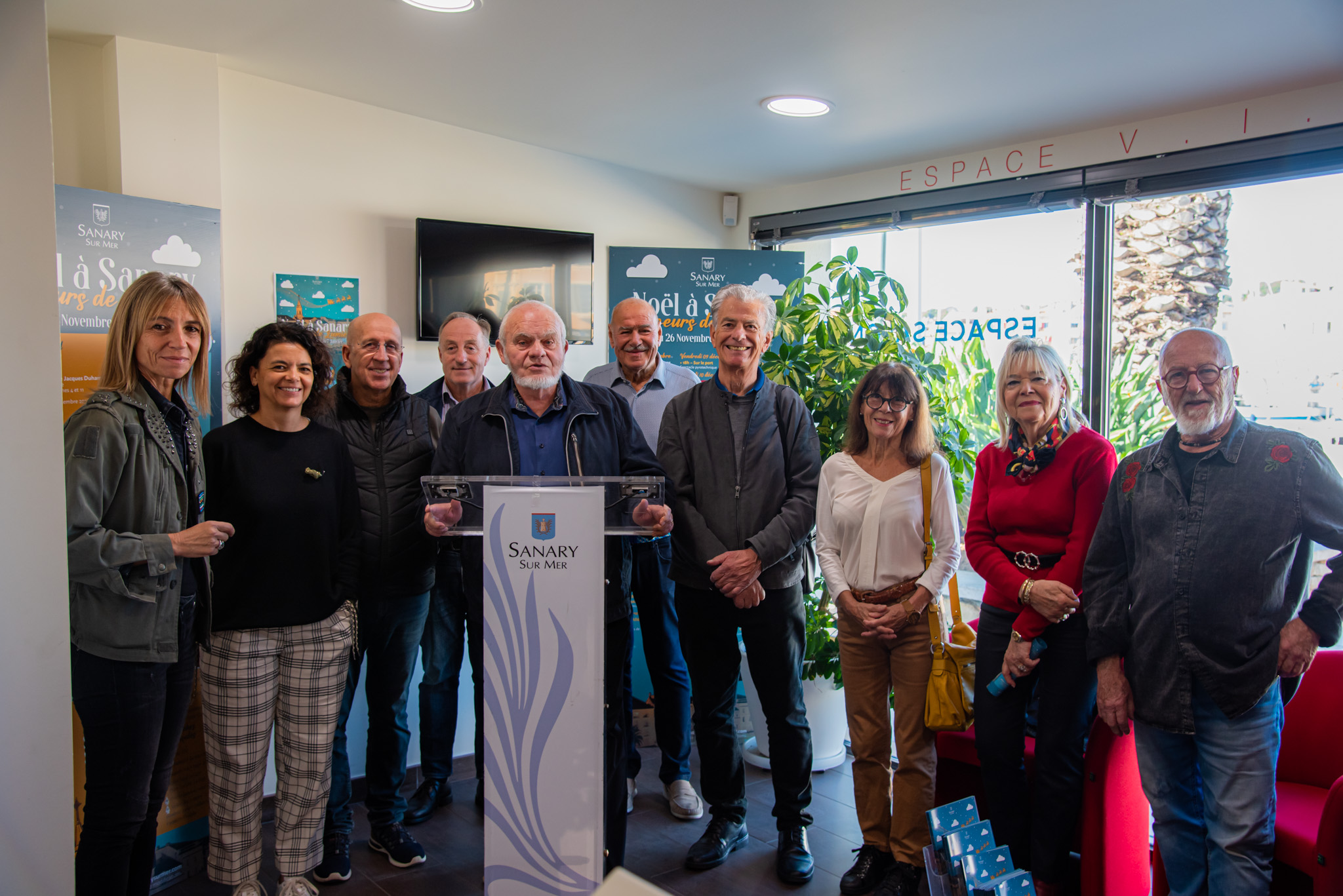 Conférence de presse dévoilement du programme Noël à Sanary