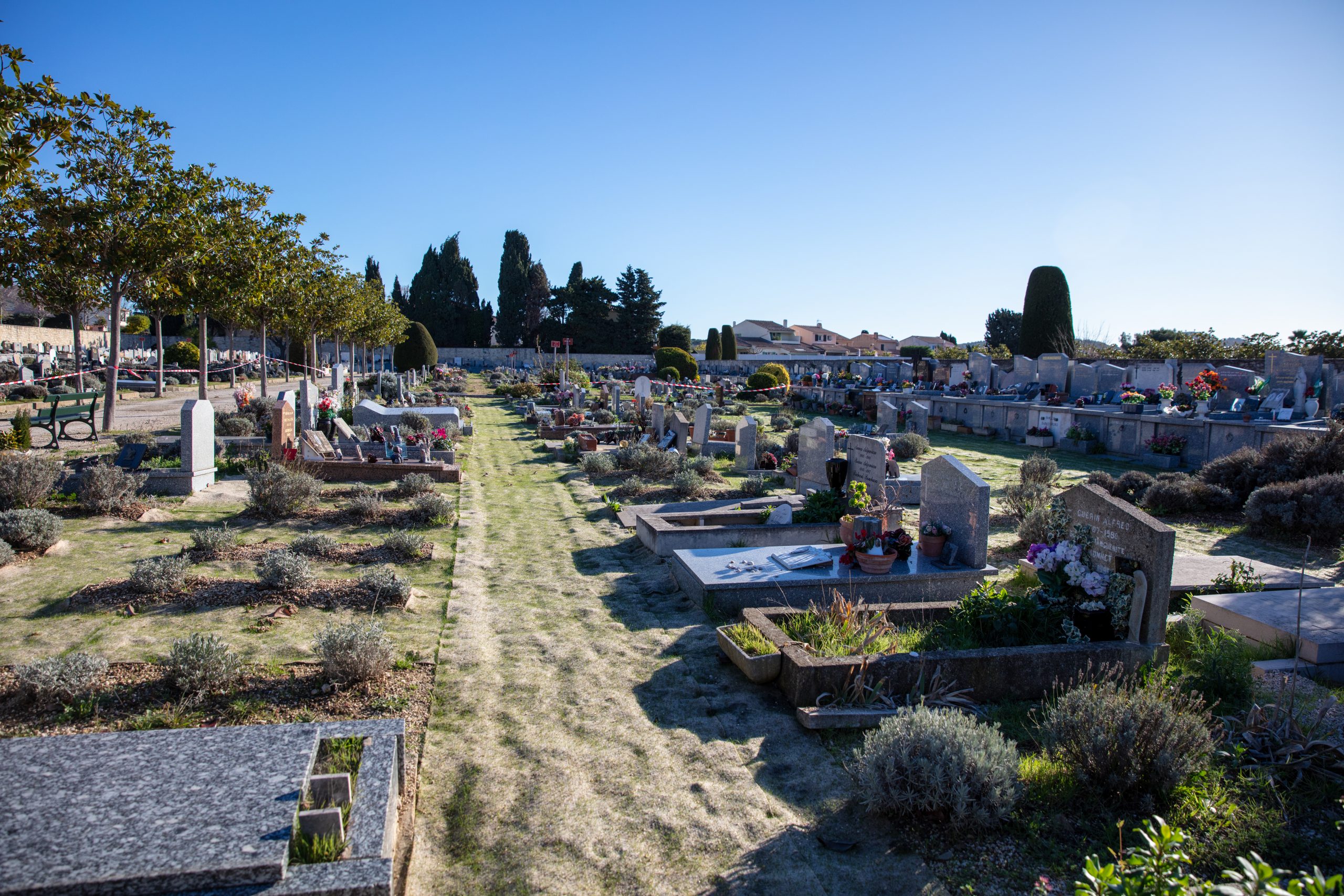 Au cimetière de La Guicharde, des alternatives paysagères écologiques