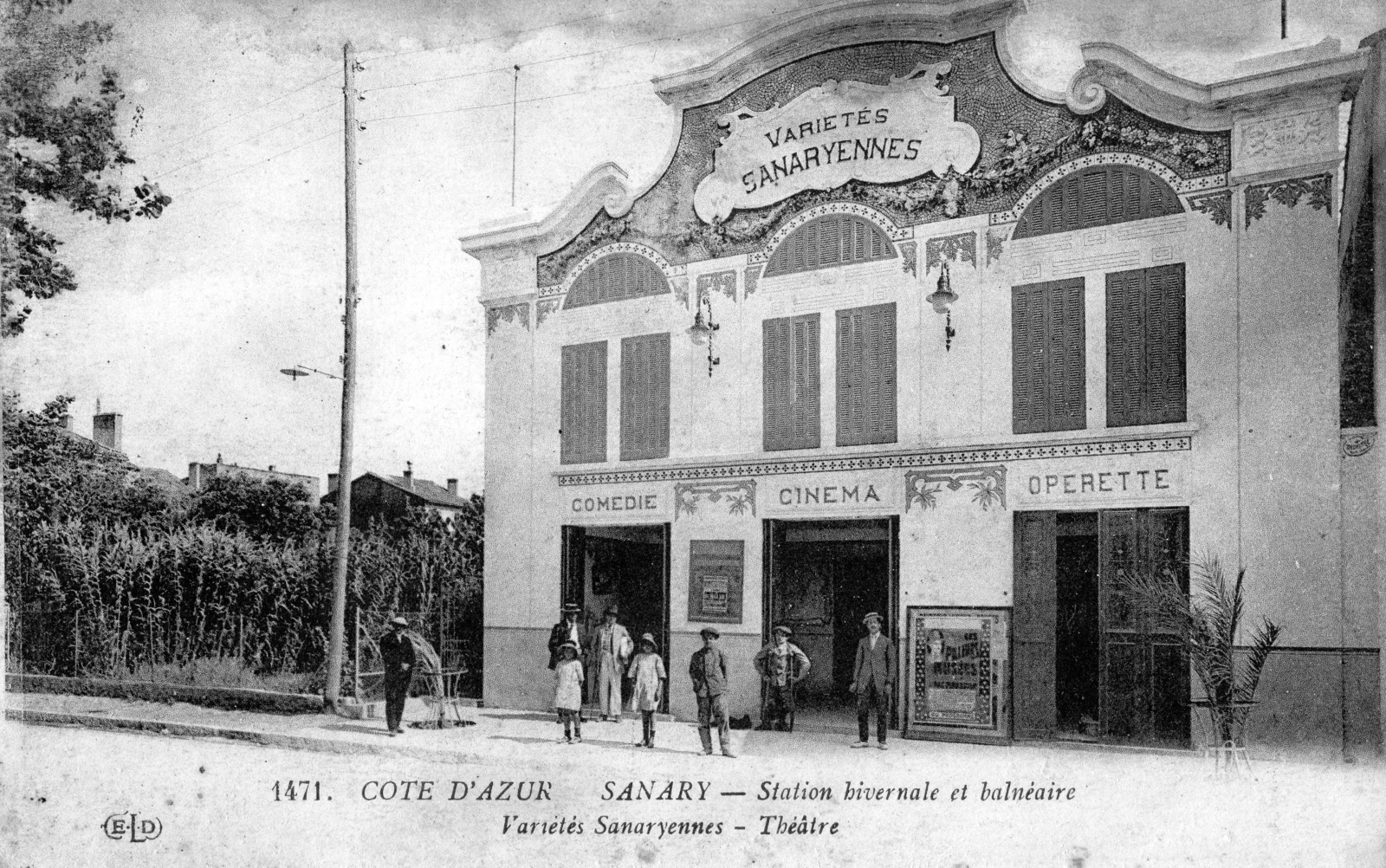 Trésors d'archives : Au temps des variétés sanaryennes