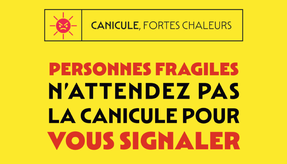 Un registre canicule pour les plus fragiles