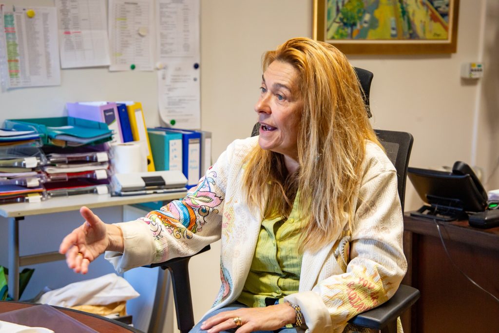 M. le Maire en visite au Collège de la Guicharde