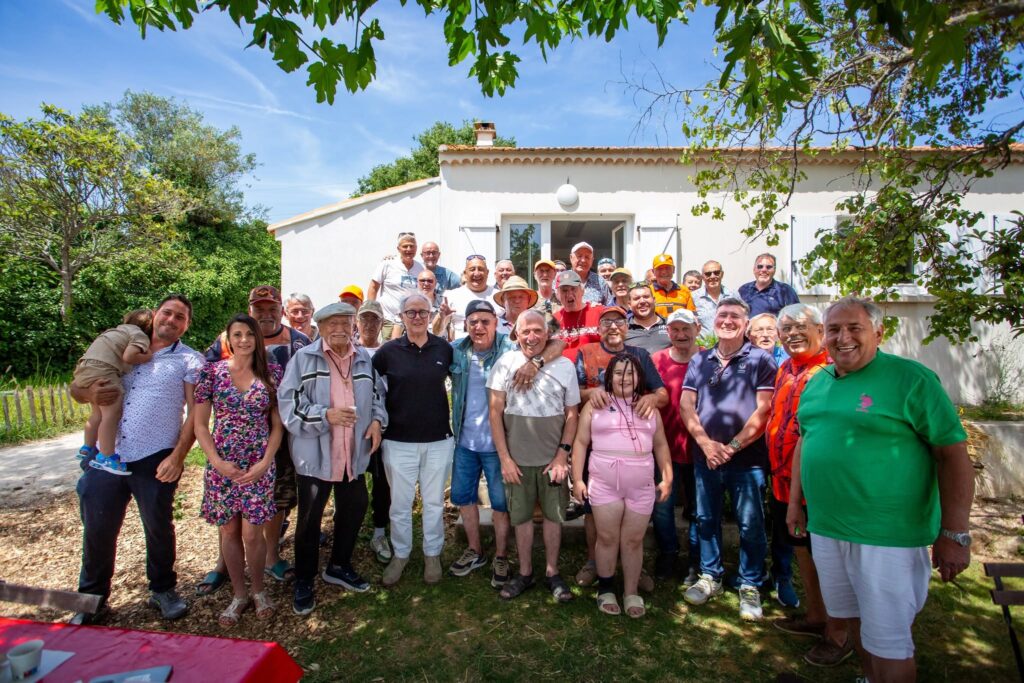 Moment de convivialité avec la Mistralienne