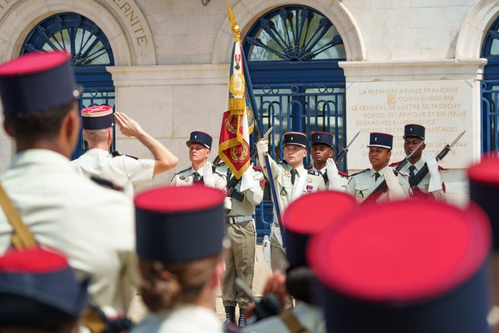 Passation de commandement au 1er Escadron Portuaire du 519e Régiment du Train
