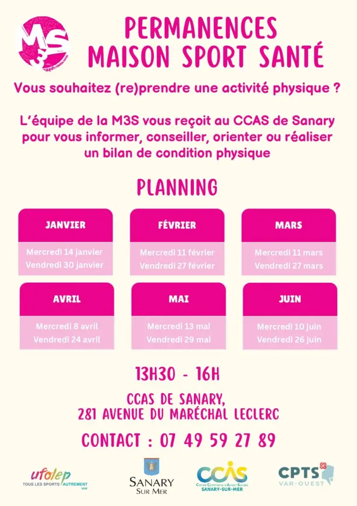 Maison Sport Santé Société : deux dernières permanences