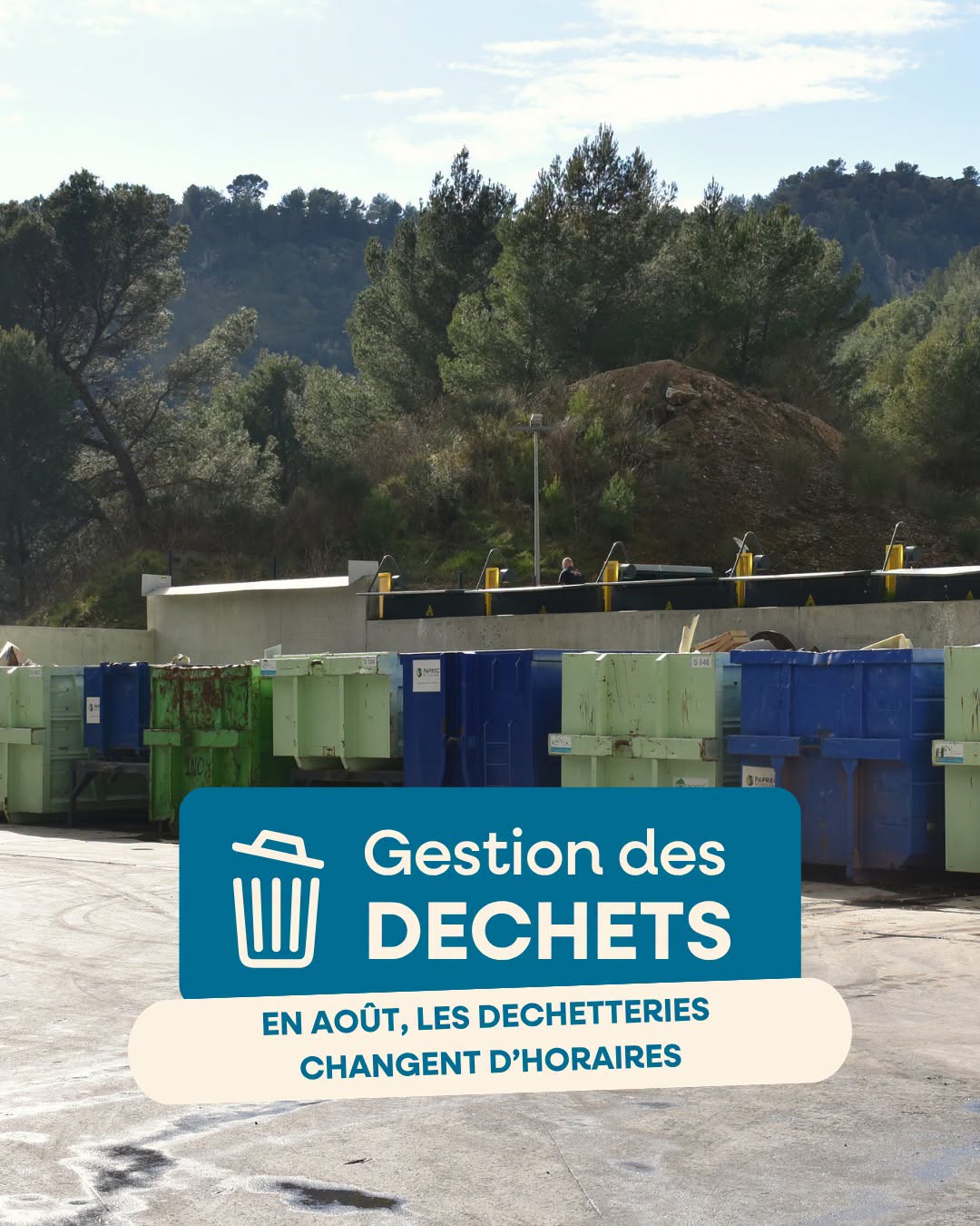 Canicule : les déchetteries adaptent leurs horaires en août