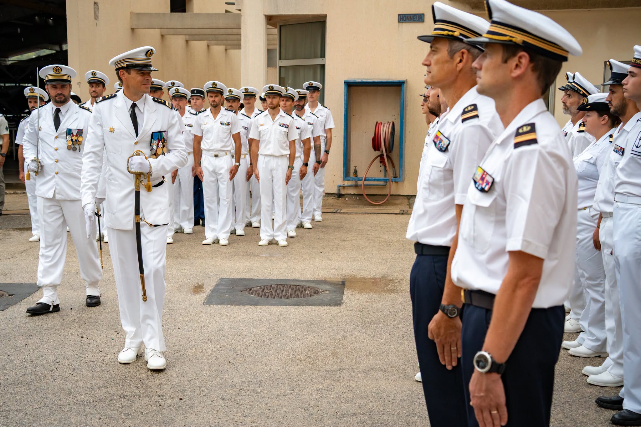 Passation à l’École de plongée de la Marine Nationale