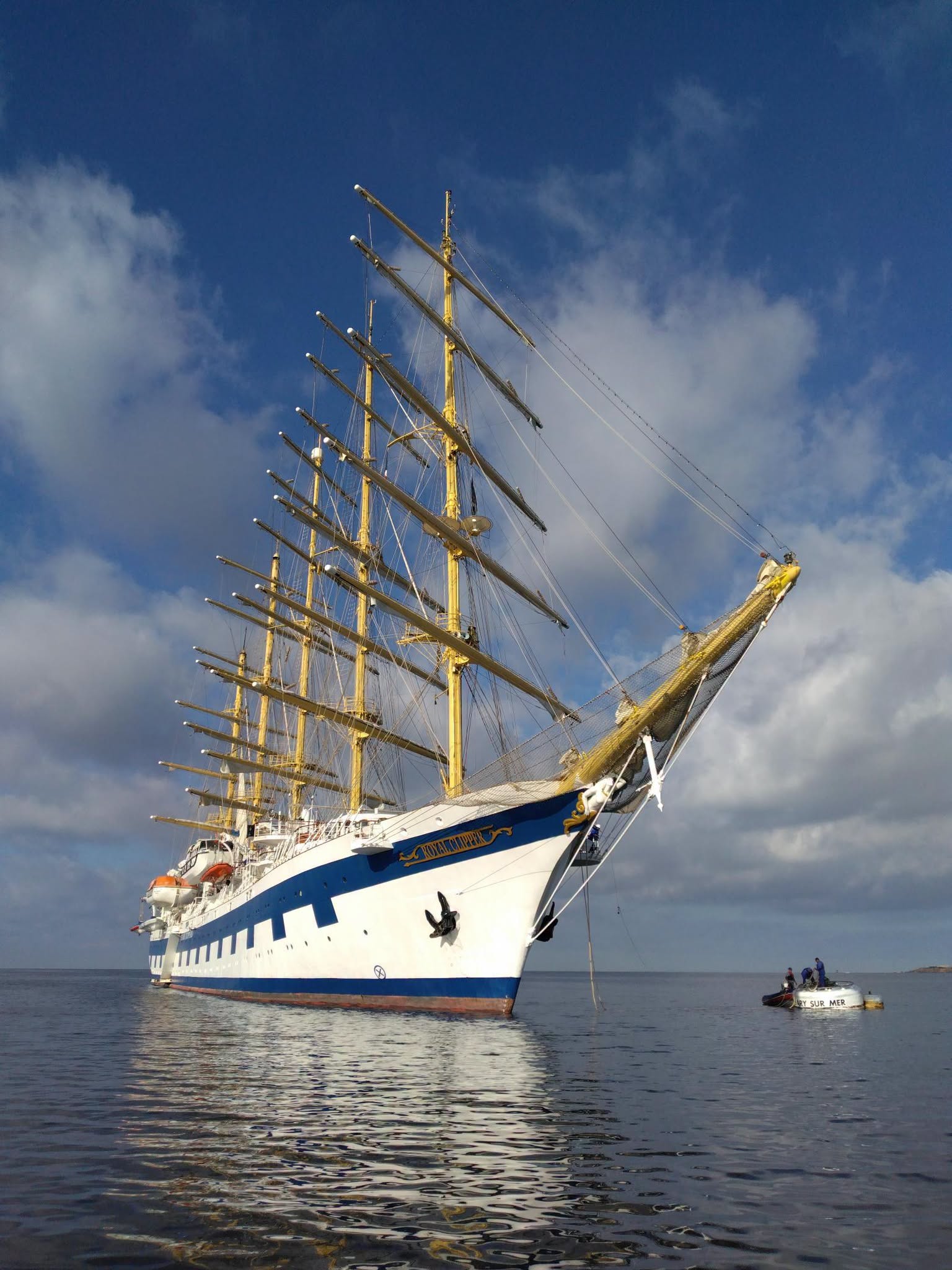 Le Royal Clipper fait escale à Sanary-sur-Mer