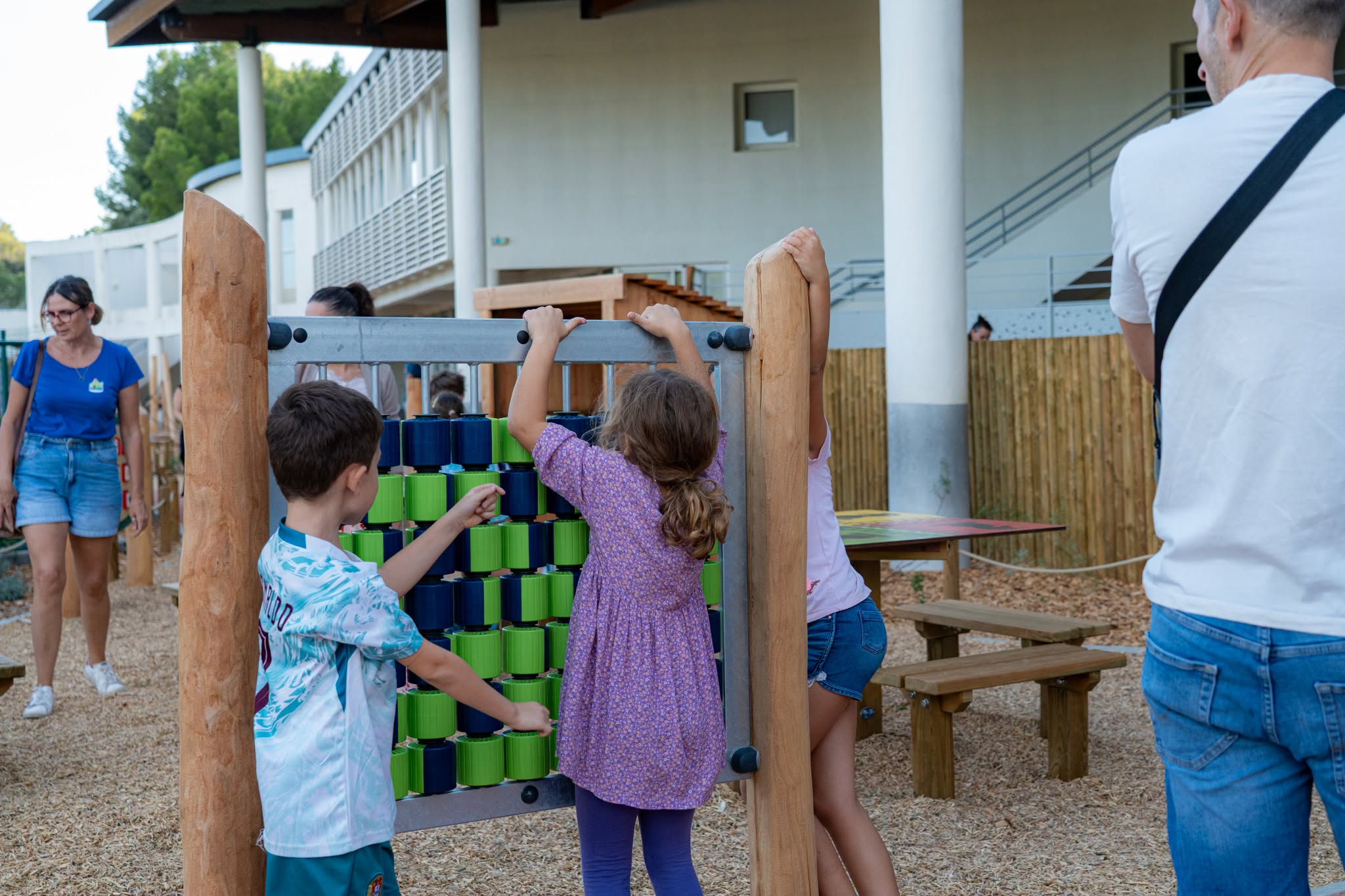 Inauguration de la nouvelle cour de l’école de la Vernette