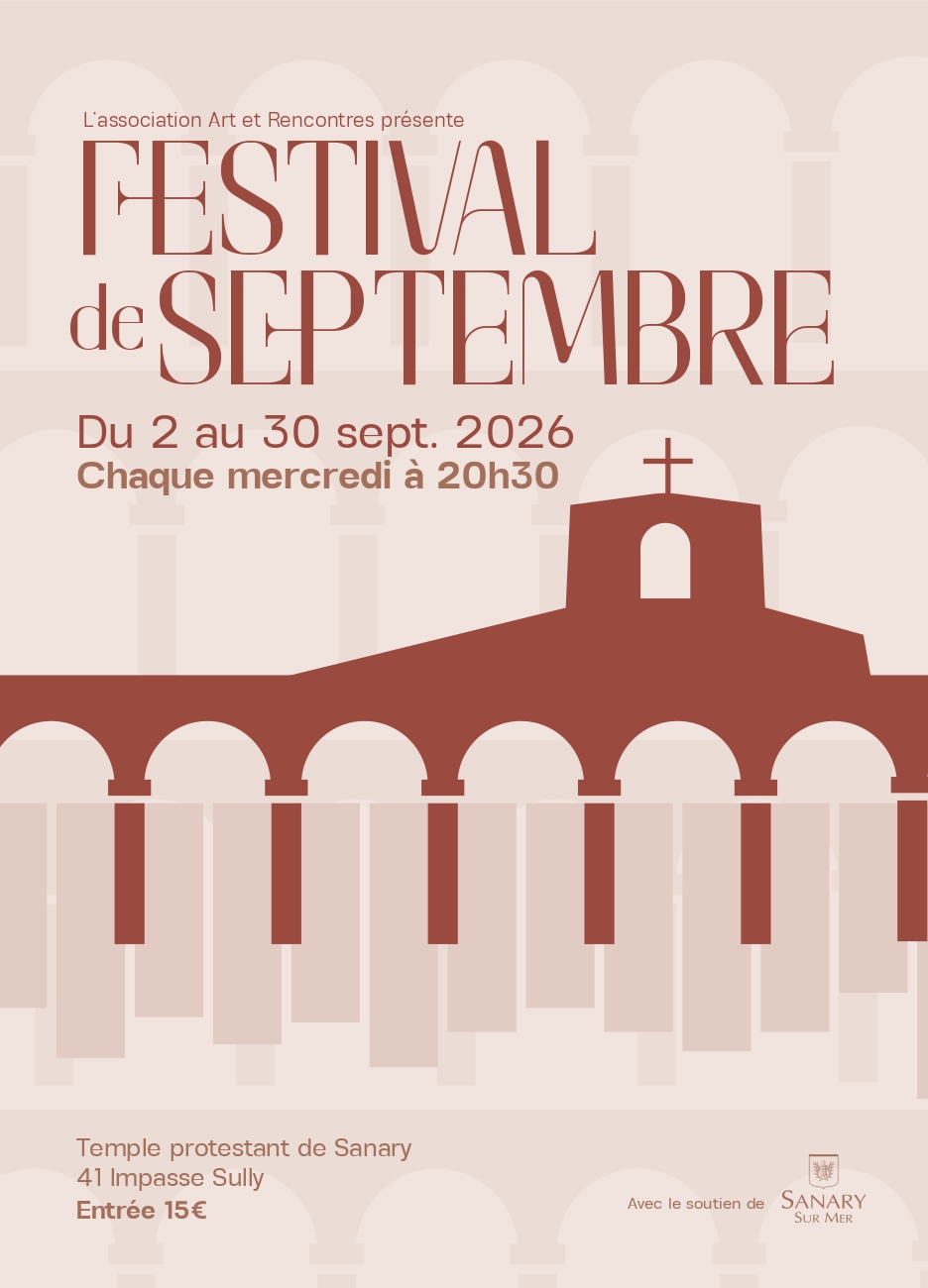 Le Festival de Septembre se poursuit au Temple de Sanary