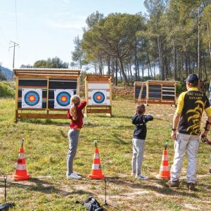 Zone de tir à l'arc